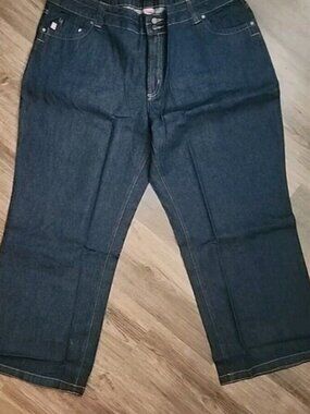 Woman Within Jeans Petite Natural Fit Dark Wash Denim